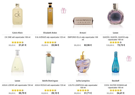 Perfumes Día de la Madre marcas