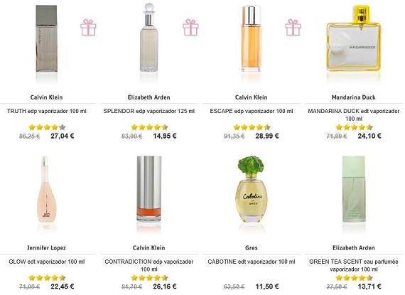 perfumes por menos de 30 euros a domicilio