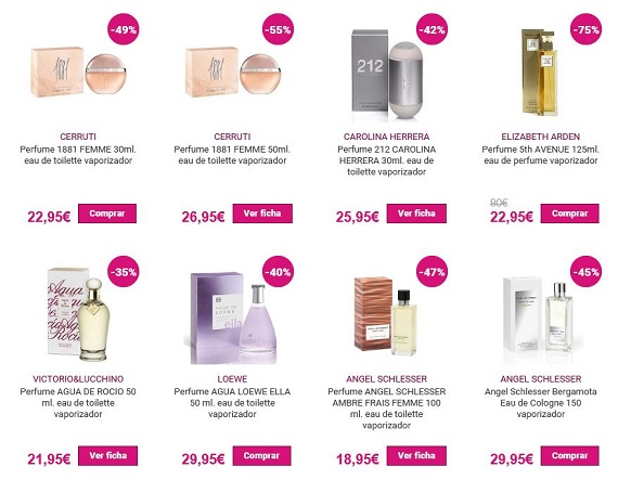 perfumes por menos de 30 euros de marca