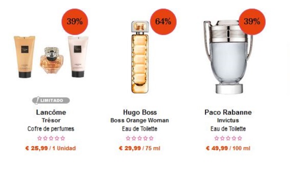 Regalar perfumes San Valentín online